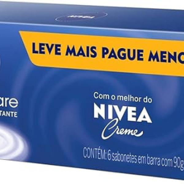 NIVEA Sabonete em Barra Creme Care Promo 6 un. 90g