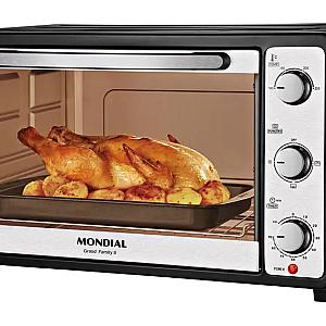 Forno Elétrico de Bancada Mondial com Timer - 52L