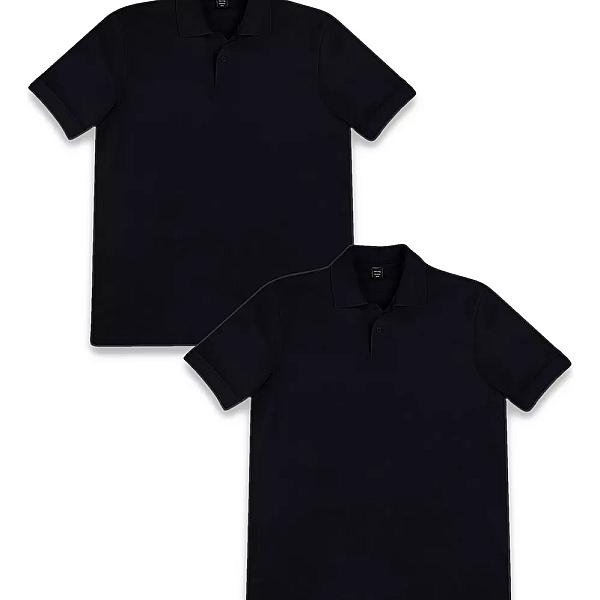 Kit com 2 Camisas Polo Hering