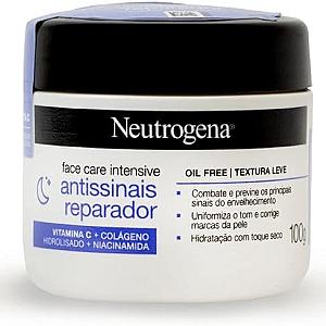 Neutrogena Hidratante Facial Antissinais Reparado Face Care Intensive, 100g