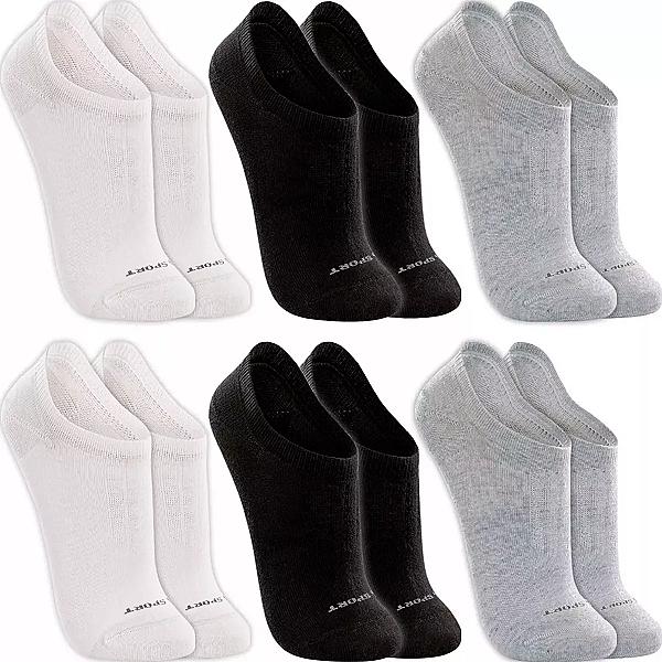 Kit 6 Pares Meias Lupo Sapatilha Cano Baixo