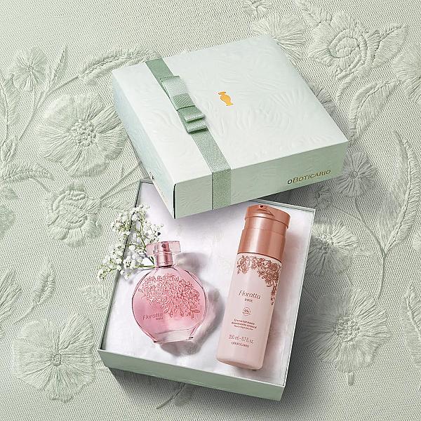 Floratta Rose: Des. Colônia 75ml + Creme 200ml + Caixa