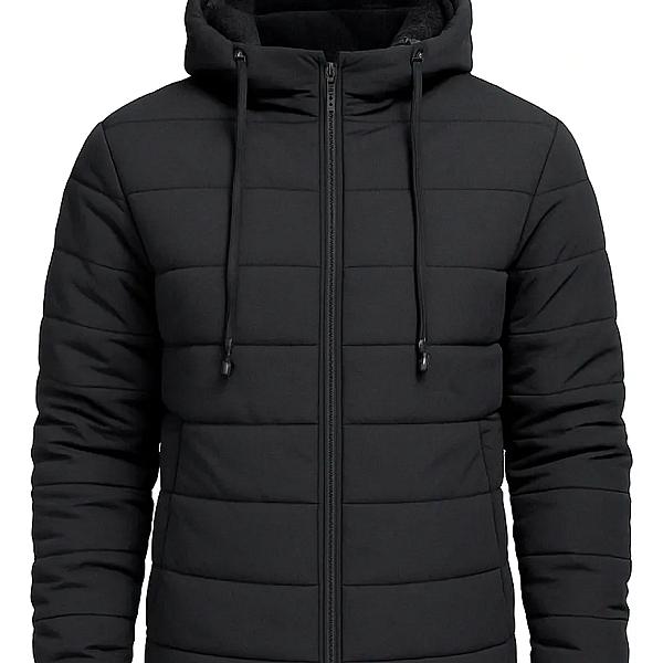 Jaqueta Puffer Bobojaco Com Capuz