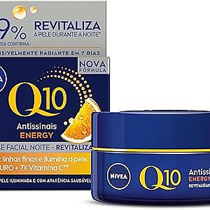 NIVEA Creme Facial Antissinais Q10 Energy Noite 50g