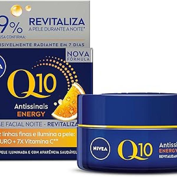 NIVEA Creme Facial Antissinais Q10 Energy Noite 50g