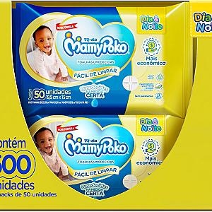 MamyPoko Lenços Umedecidos Dia&Noite 500 Unidades